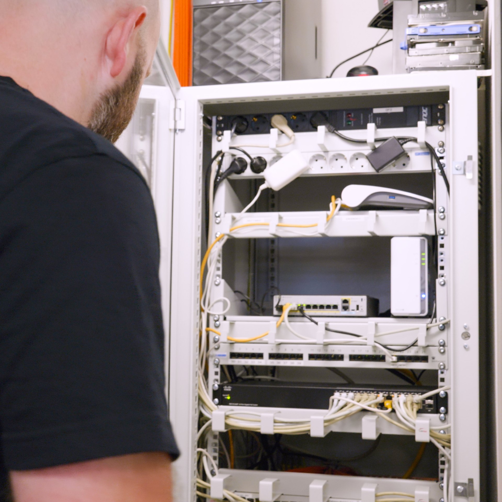 Techniker im Einsatz